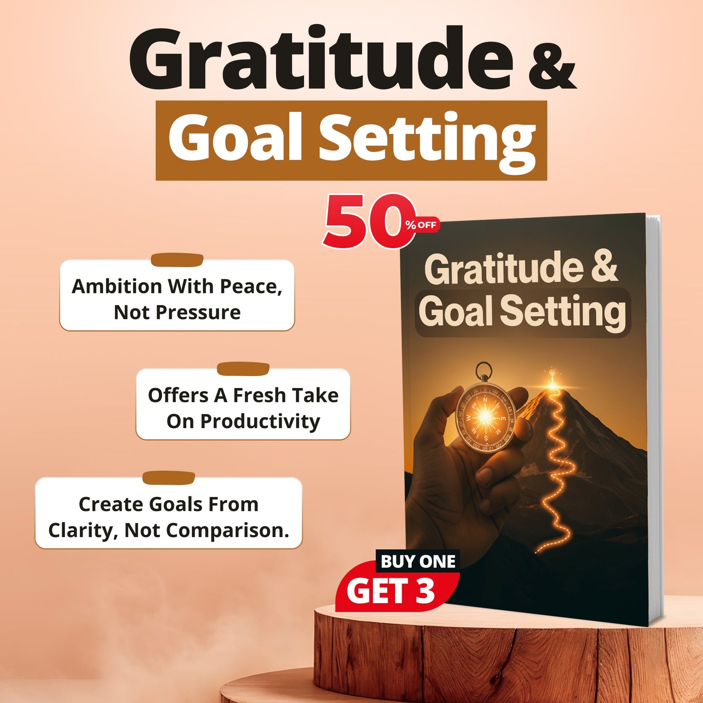 Gratitude & Goal Setting (50% OFF + 3 FREE)