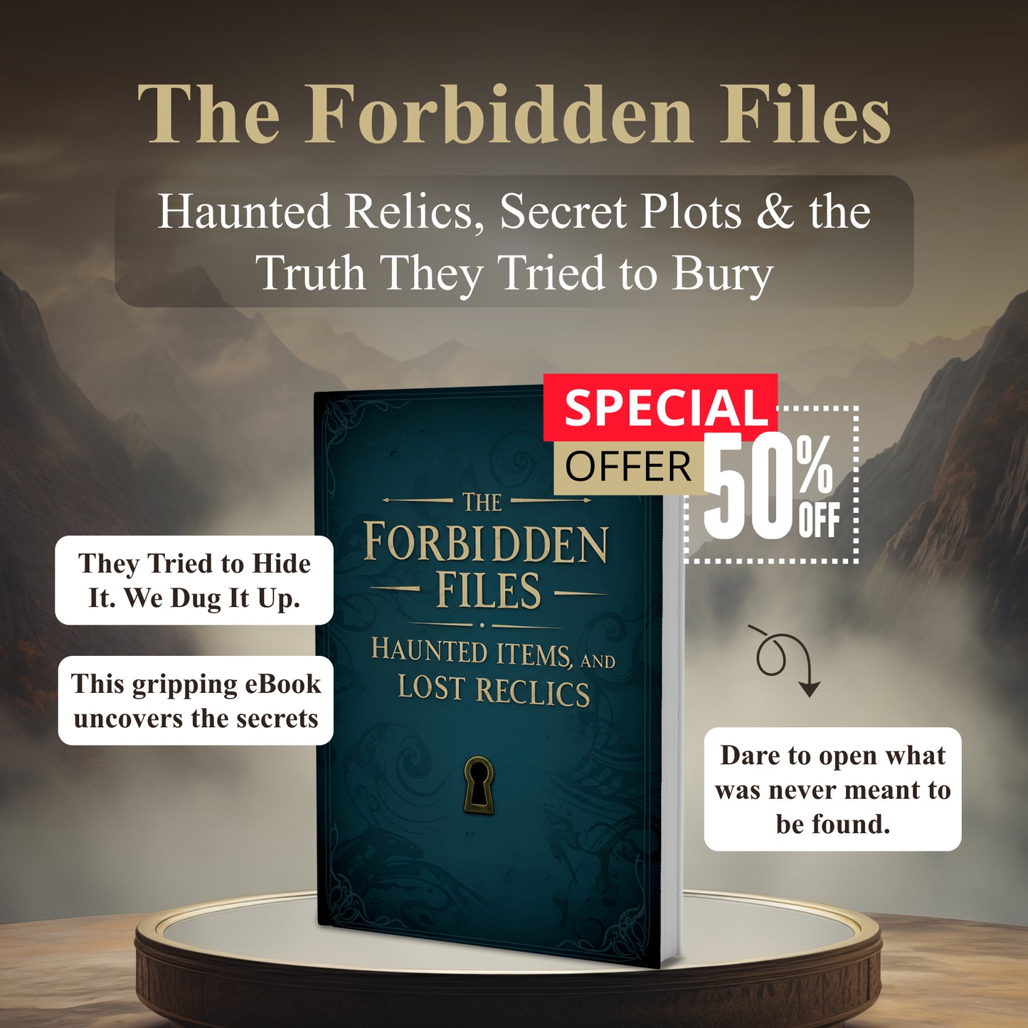 The Forbidden Files, Haunted Items and Lost Reclics (50% OFF + 3 FREE)