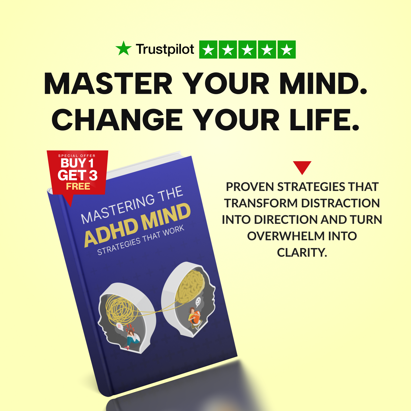 Mastering the ADHD Mind (50% OFF + 3 FREE)