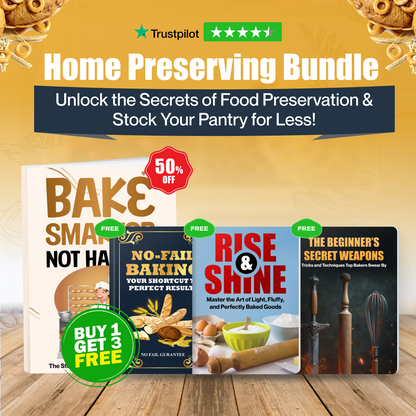 Bake Smarter, Not Harder: Step-by-Step Beginner’s Book (50% OFF + 3 FREE)