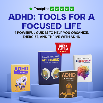 Mastering the ADHD Mind (50% OFF + 3 FREE)