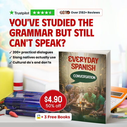 Everyday Spanish Conversations (50% OFF + 3 FREE)