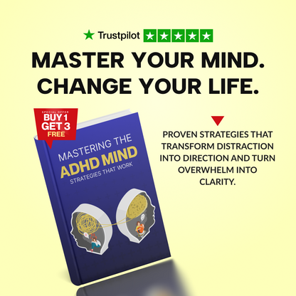 Mastering the ADHD Mind (50% OFF + 3 FREE)