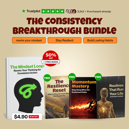 The Mindset Loop: Rewire Your Thinking (50% OFF + 3 FREE)